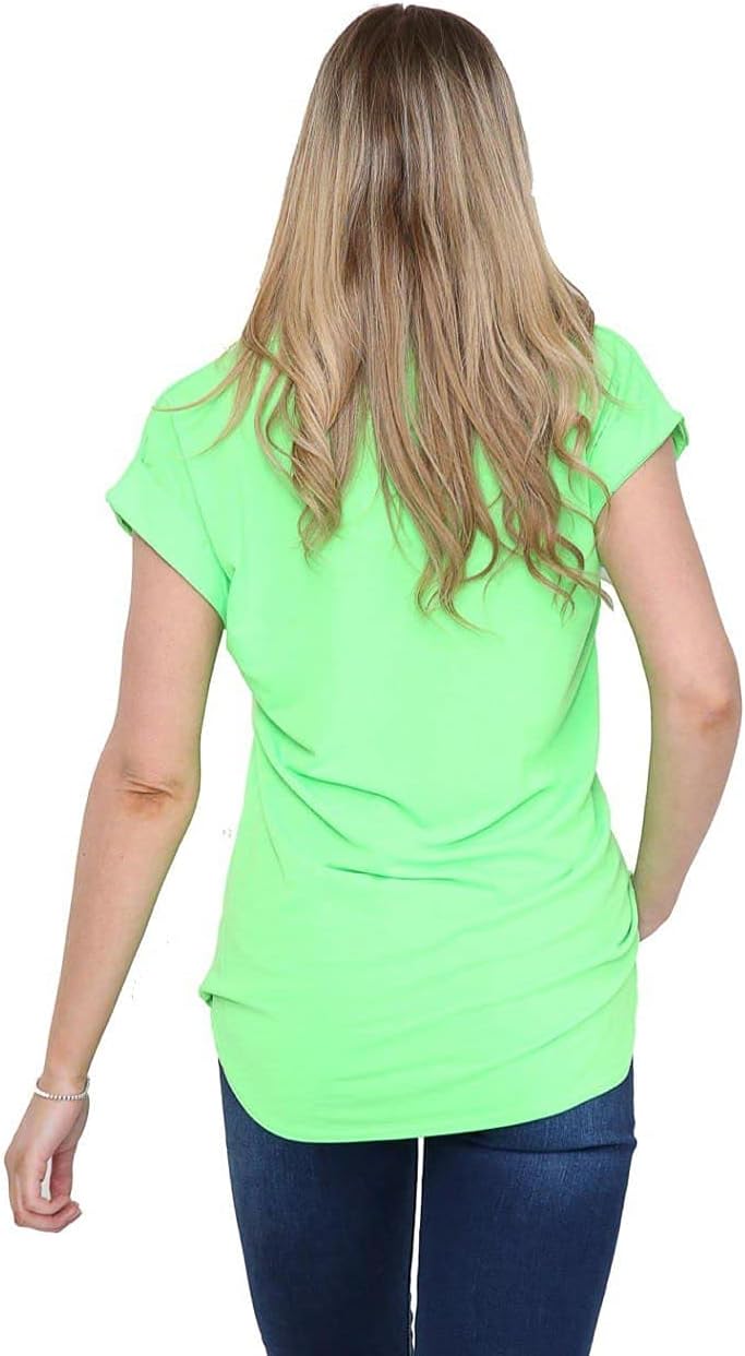 New York Slogan Print Short SleeveT-Shirt Top Tops WearAll