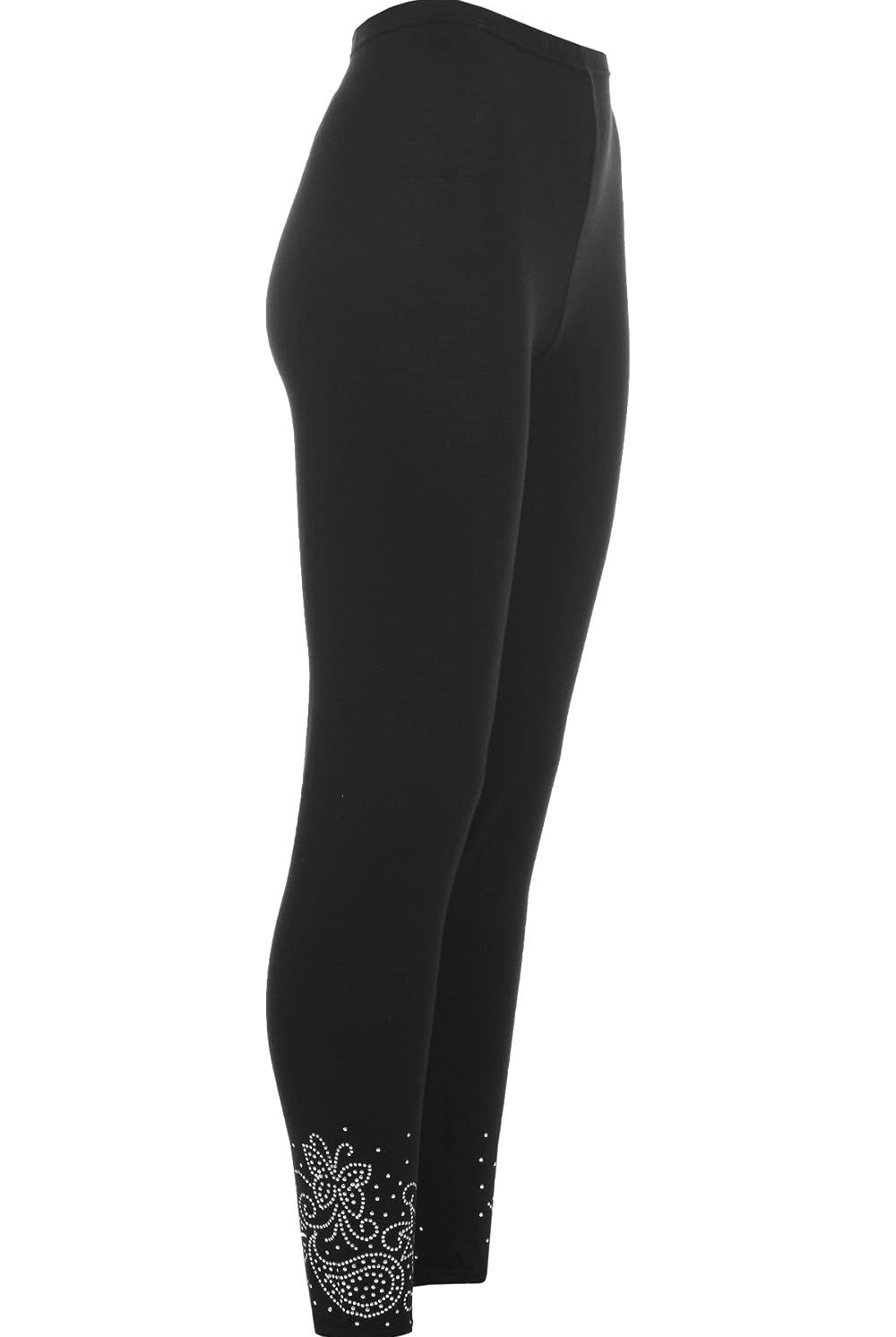 Plus Size Foil Printed Leggings Leggings WearAll