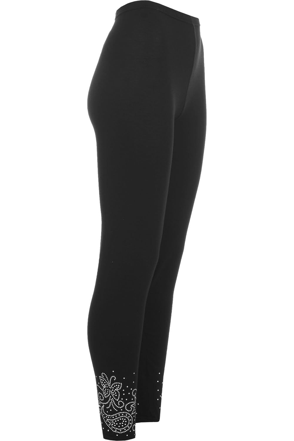 Plus Size Foil Printed Leggings Leggings WearAll