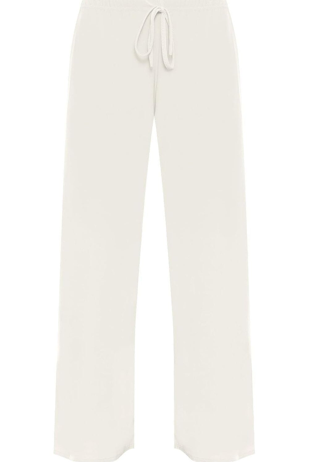 Baggy Flared Wide Leg Palazzo Trousers Palazzo WearAll Cream 14