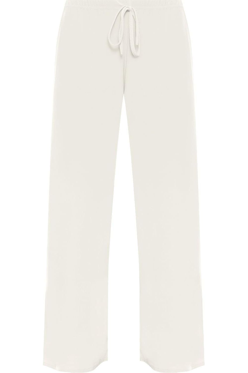 Baggy Flared Wide Leg Palazzo Trousers Palazzo WearAll Cream 14