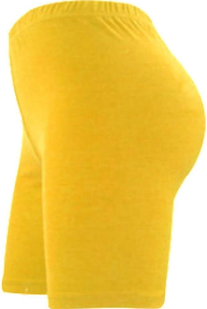 Cycling Short Cotton Shorts WearAll Yellow S-M