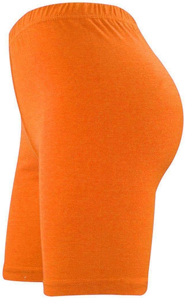 Cycling Short Cotton Shorts WearAll Orange S-M