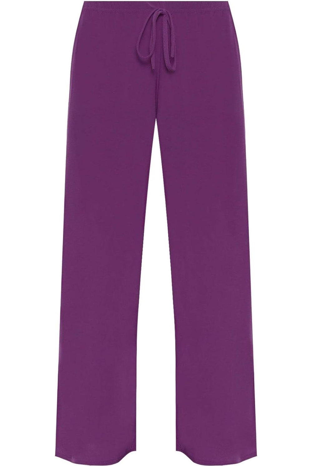 Baggy Flared Wide Leg Palazzo Trousers Palazzo WearAll Dark Purple 14
