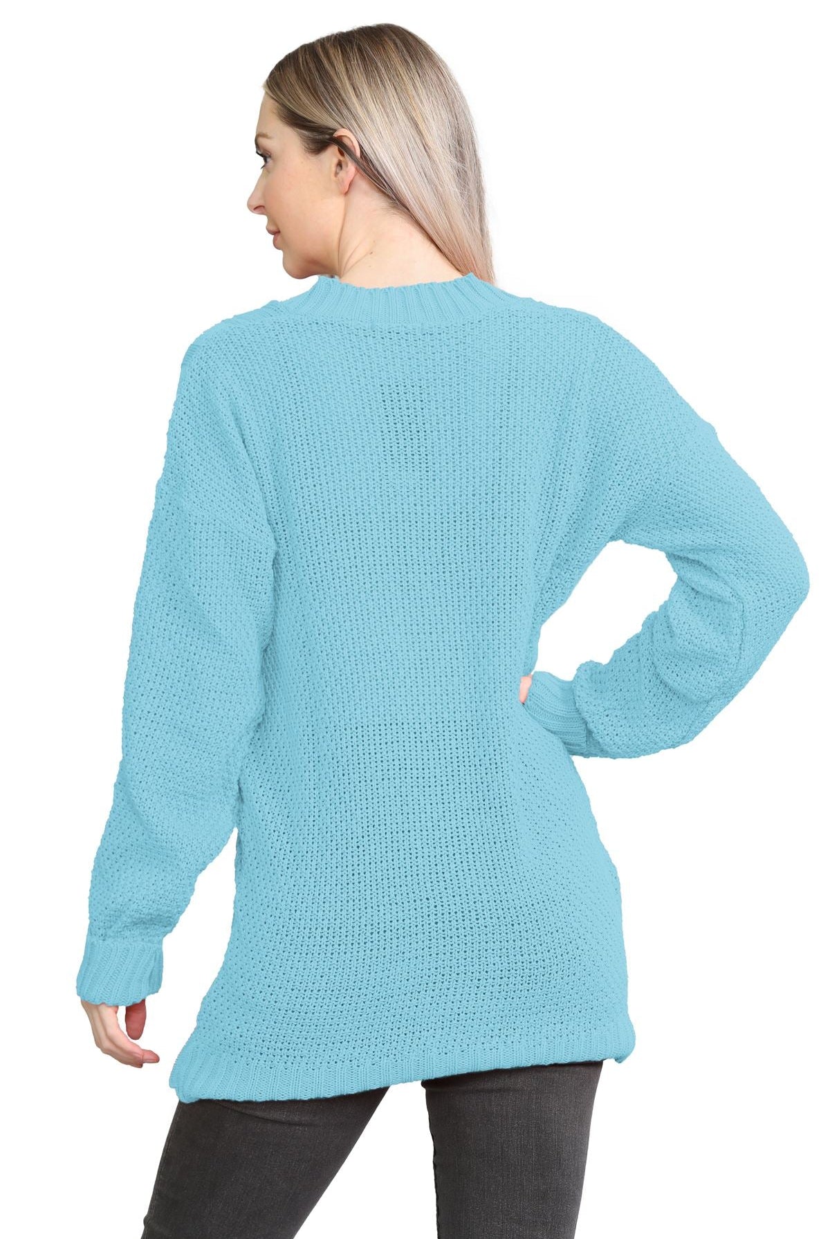 Plus Size Cable Knitted Button Cardigan Knitted Cardigan WearAll