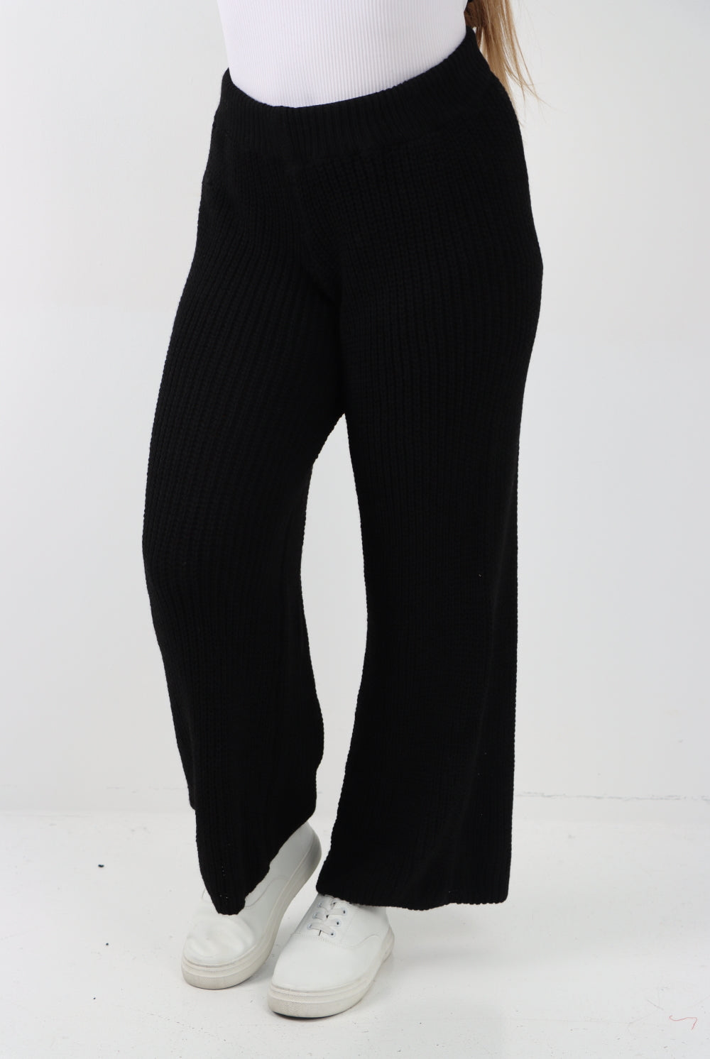 Italian Contrast Panel Knitted Top and Trouser Dresses WearAll