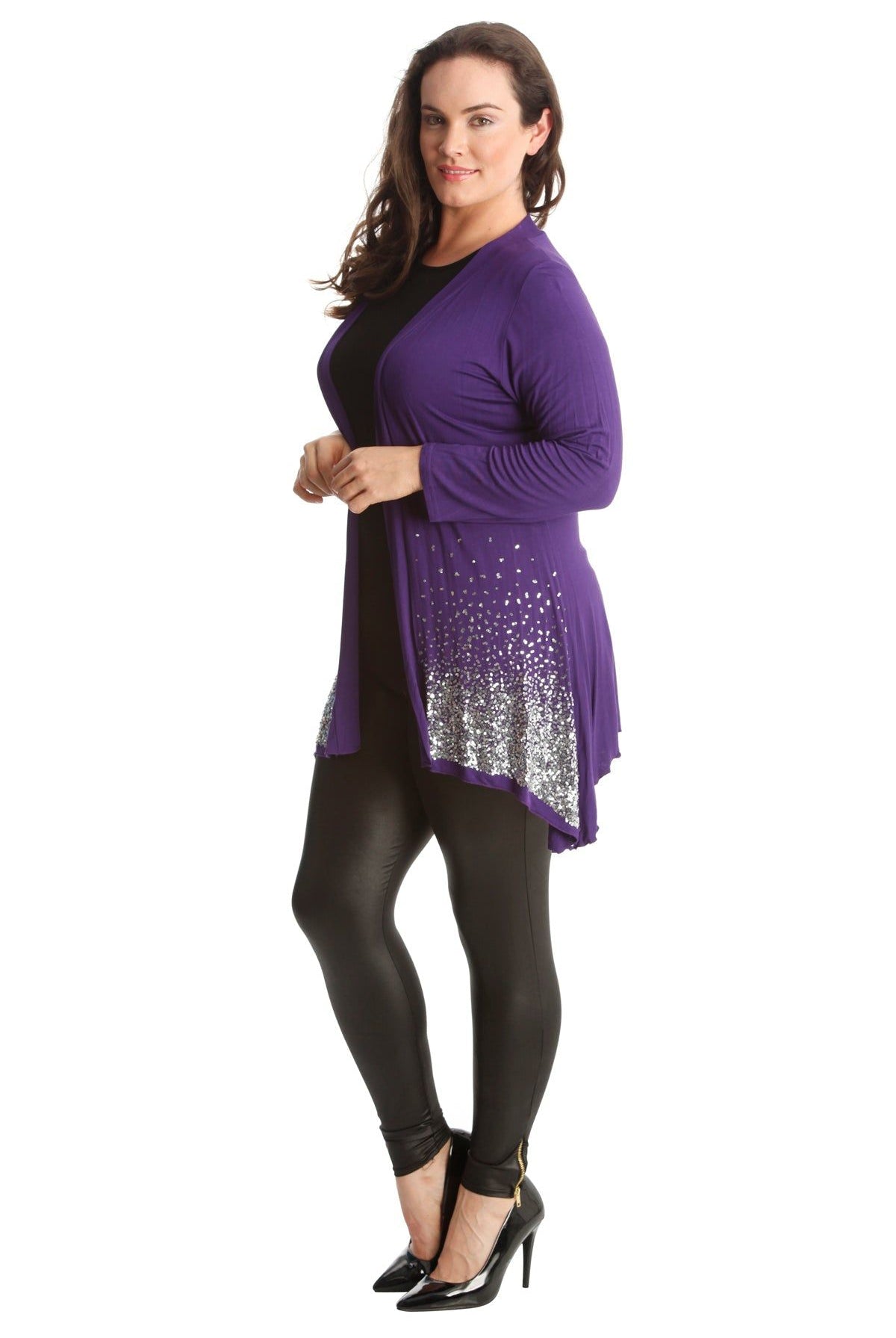 Sequin Sparkle Open Cardigan cardigan WearAll