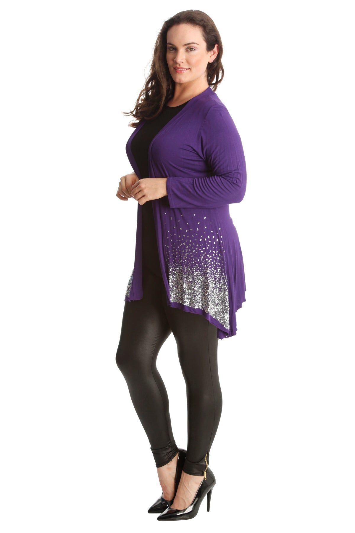 Sequin Sparkle Open Cardigan cardigan WearAll