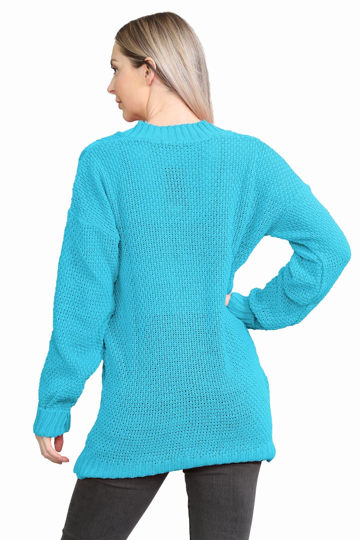 Plus Size Cable Knitted Button Cardigan Knitted Cardigan WearAll