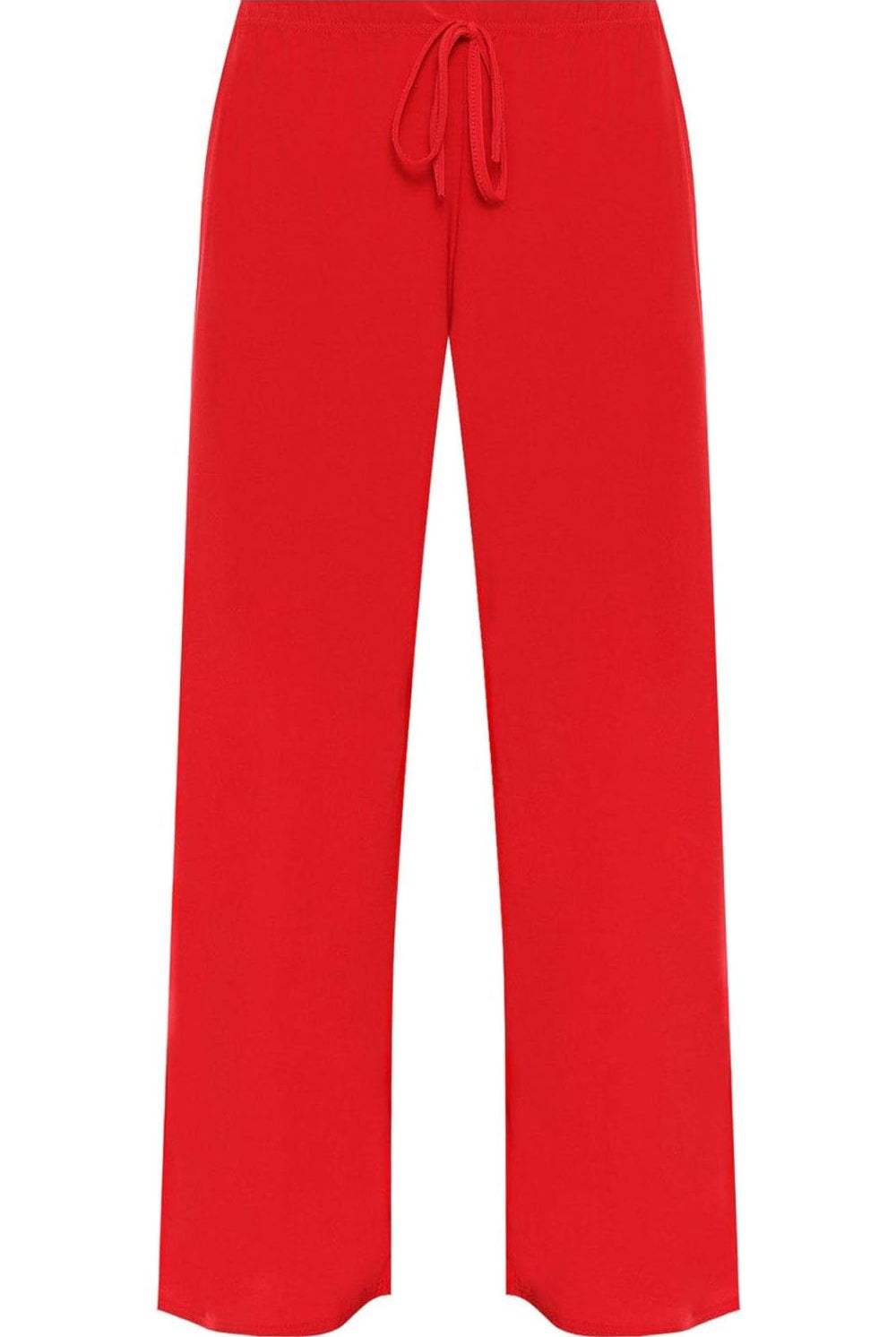 Baggy Flared Wide Leg Palazzo Trousers Palazzo WearAll Red 14