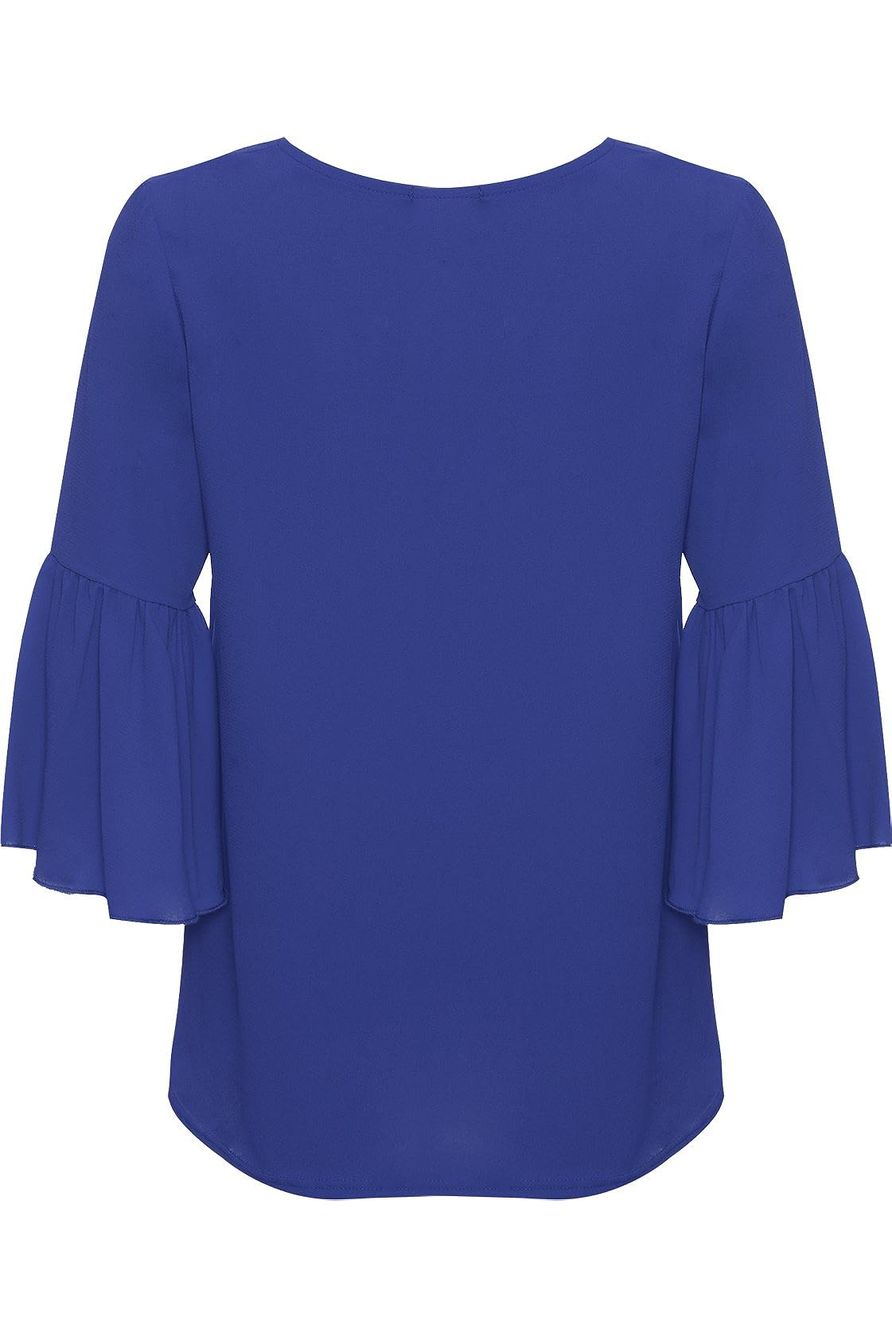 Plus Flared Bell Sleeve Crepe Top Tops WearAll