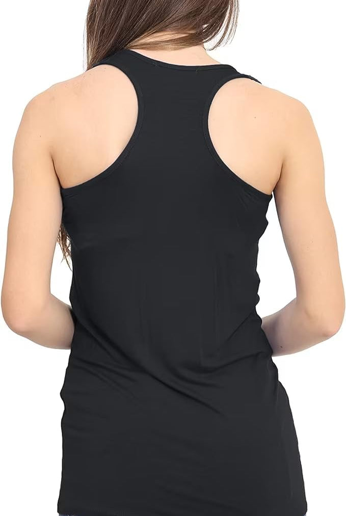 Racer Back Bodycon Vest Top Top WearAll