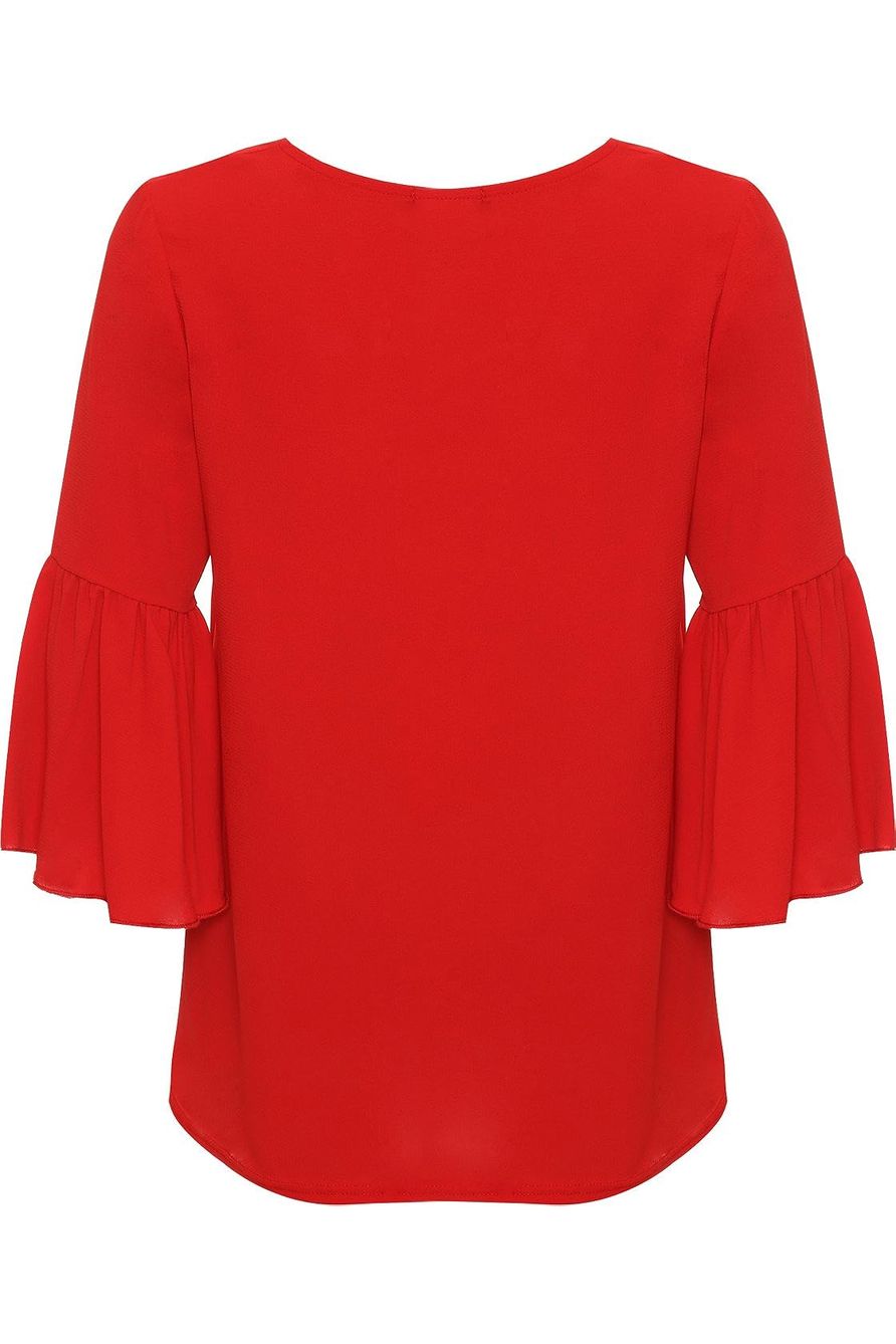 Plus Flared Bell Sleeve Crepe Top Tops WearAll