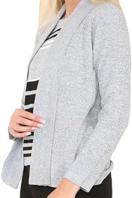 Twin Knitted Cardigan cardigan WearAll Grey 16-18