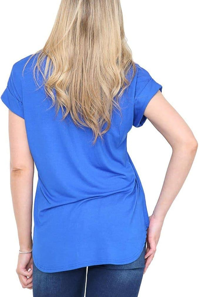 New York Slogan Print Short SleeveT-Shirt Top Tops WearAll