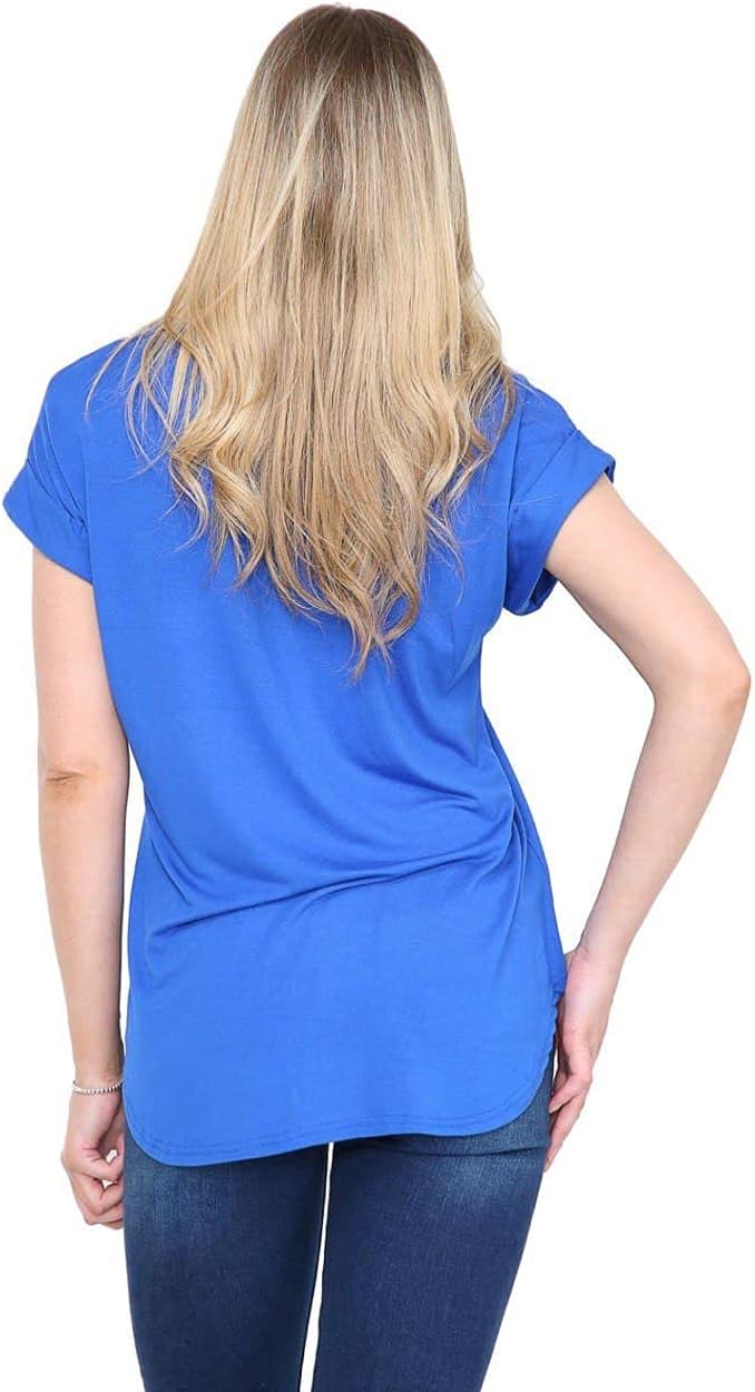 New York Slogan Print Short SleeveT-Shirt Top Tops WearAll