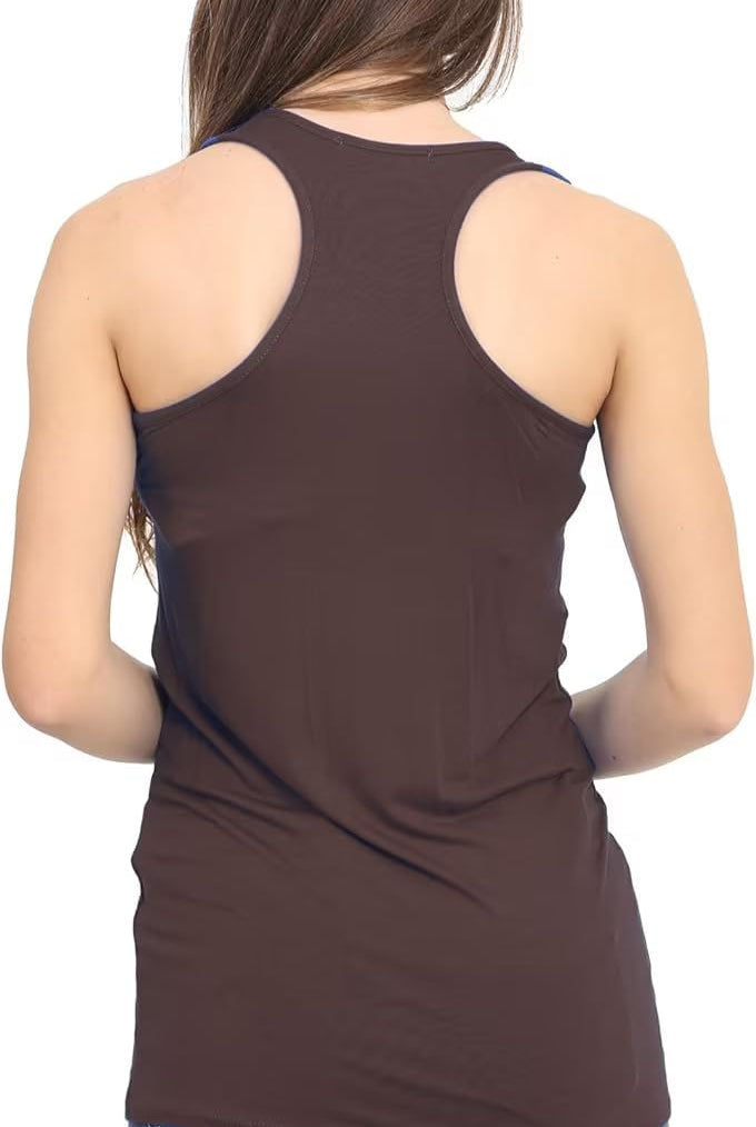 Racer Back Bodycon Vest Top Top WearAll
