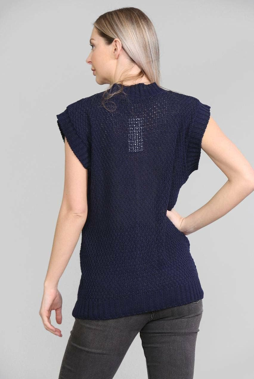 Plus Size Sleeveless Button Cardigan cardigan WearAll