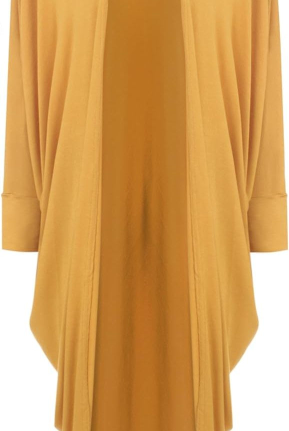 Plus Size Batwing Long Open Cardigan Top Maxi Cardigan WearAll