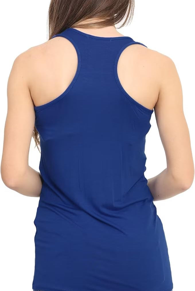 Racer Back Bodycon Vest Top Top WearAll