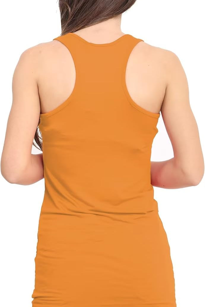 Racer Back Bodycon Vest Top Top WearAll