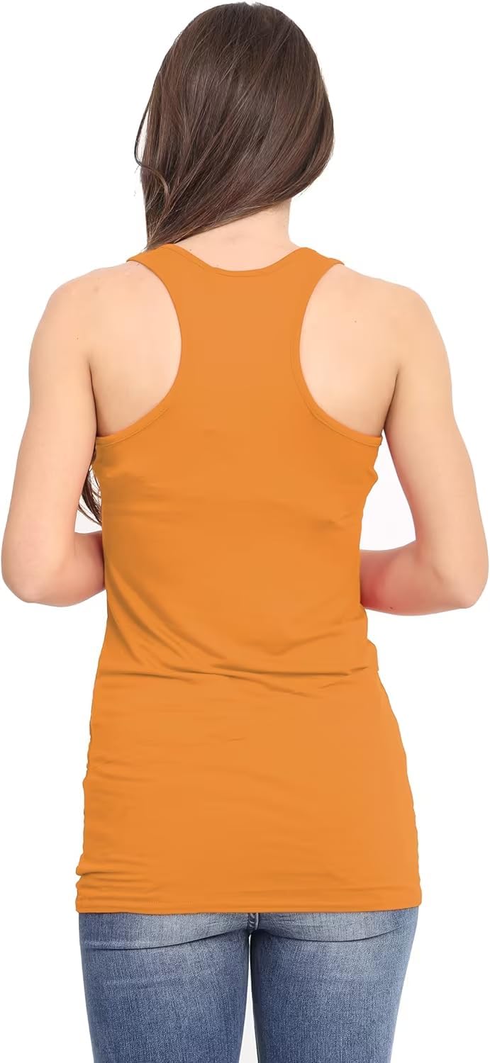 Racer Back Bodycon Vest Top Top WearAll
