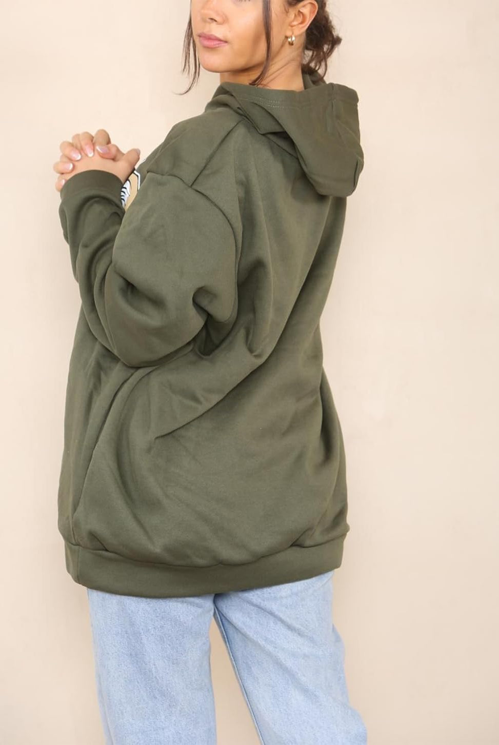 Wild Thang Tiger Print Hooded Sweatshirt Jumper Hoodies & Pullover WearAll