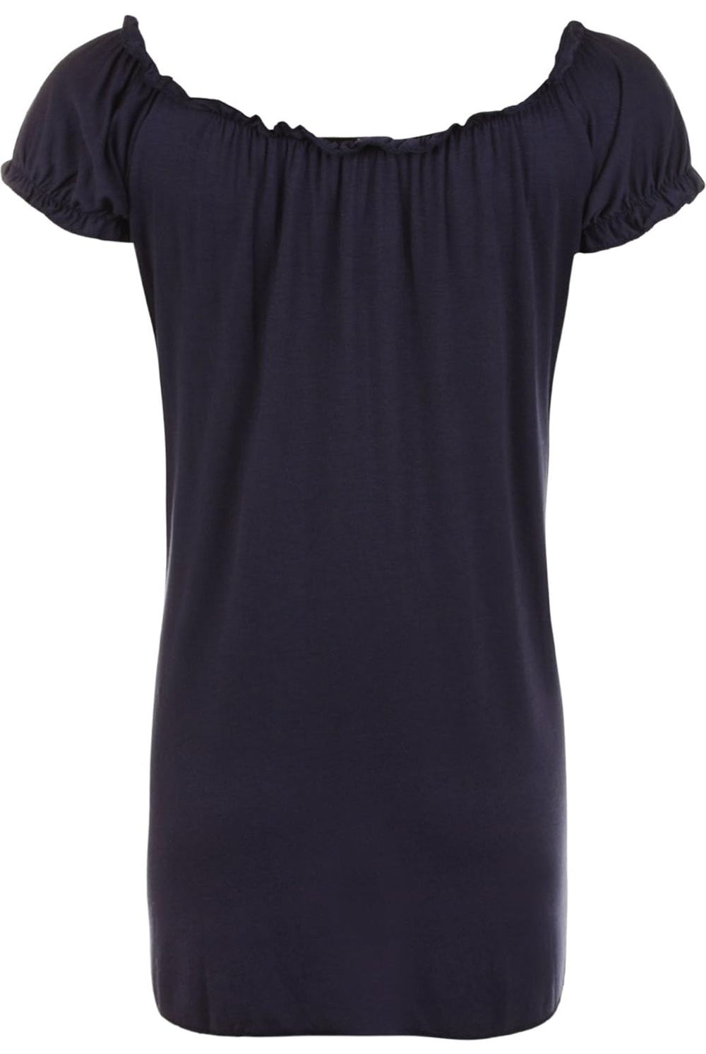 Gypsy Boho Stretch Top Tops WearAll Navy Blue 14