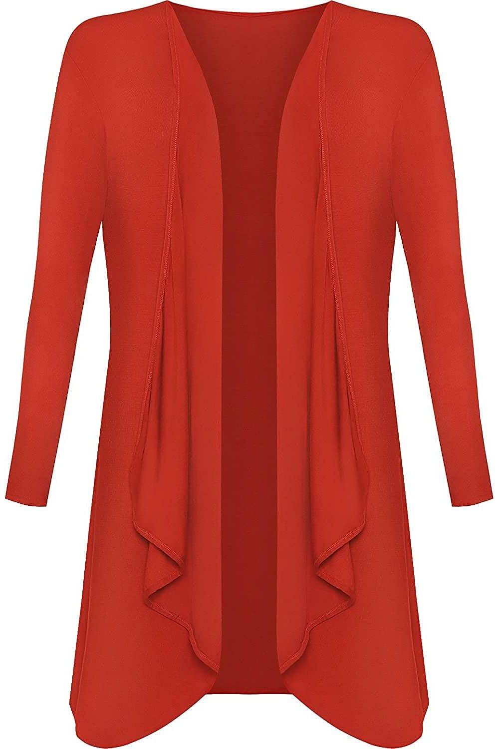 Open Waterfall Cardigan cardigan WearAll Rust 16-18