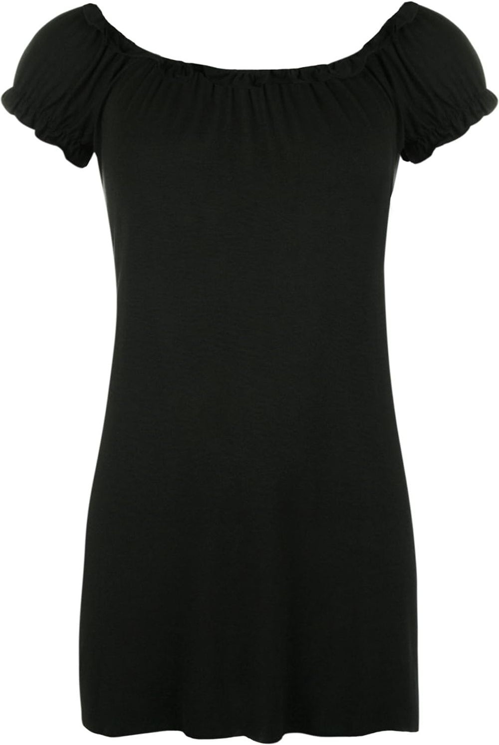 Gypsy Boho Stretch Top Tops WearAll Black 14