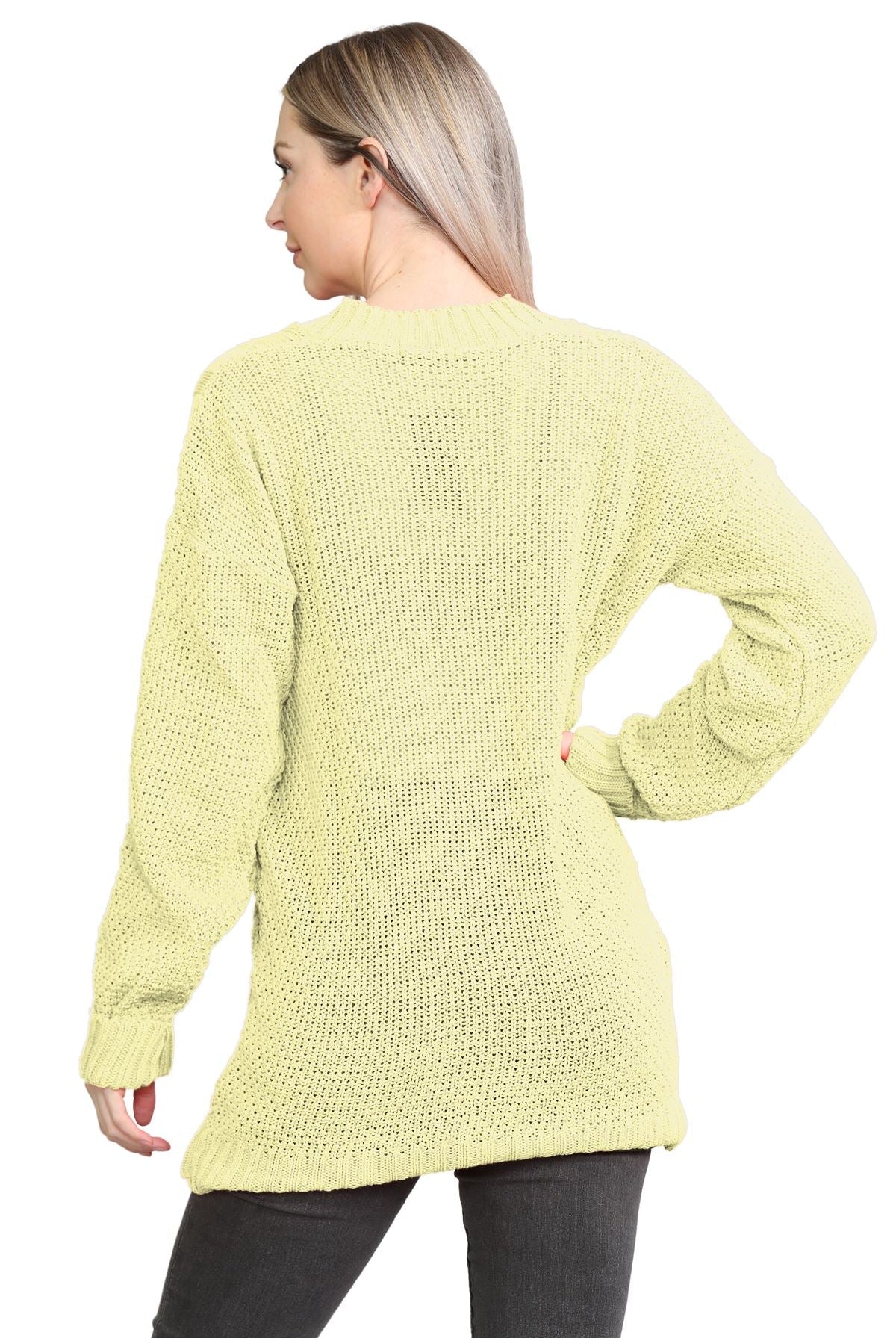 Plus Size Cable Knitted Button Cardigan Knitted Cardigan WearAll