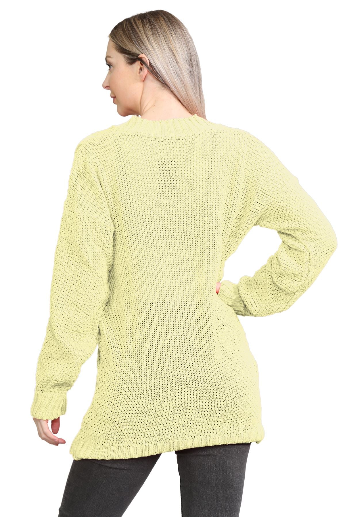 Plus Size Cable Knitted Button Cardigan Knitted Cardigan WearAll