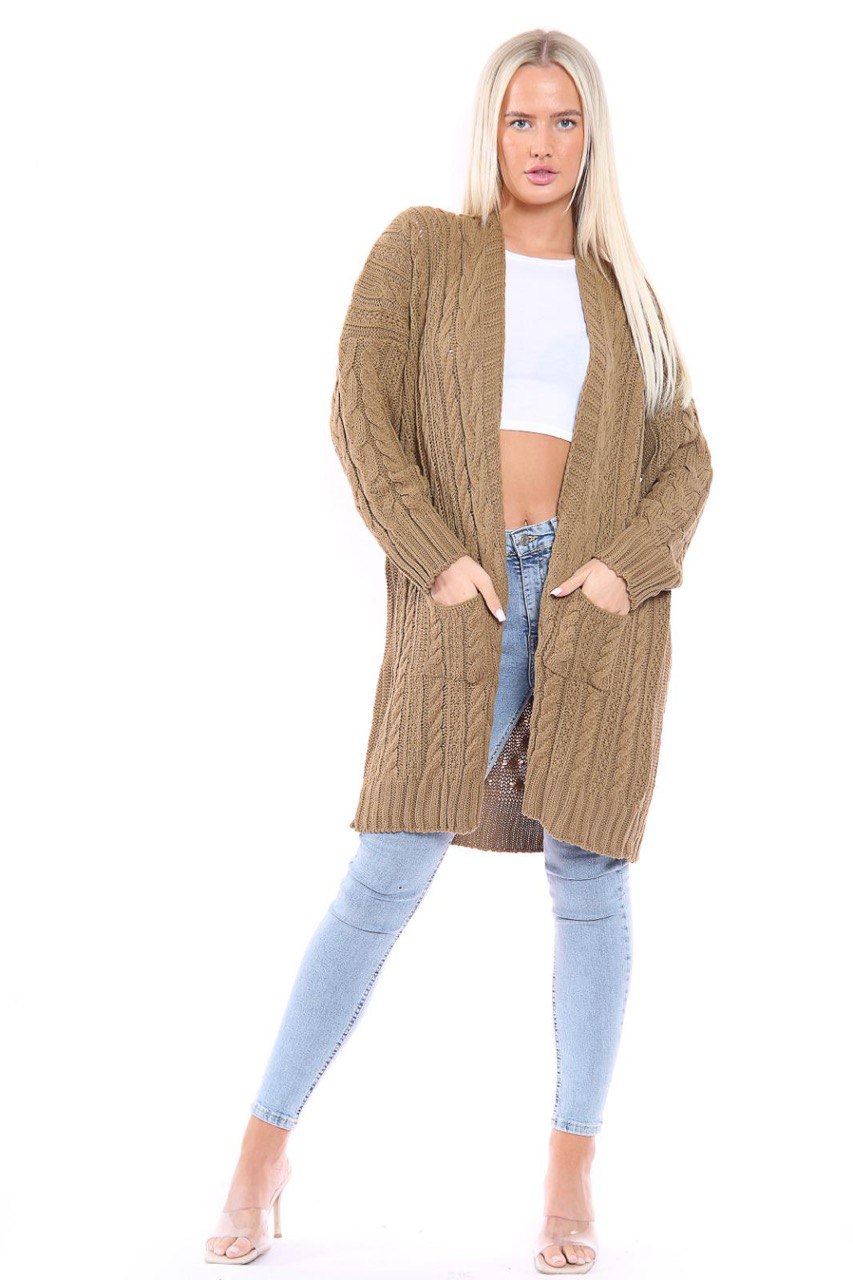 Open Style Slouchy Cardigan Knitted Cardigan WearAll