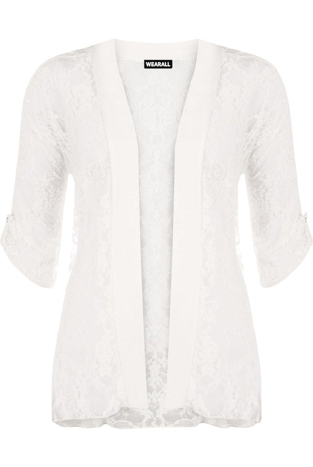 Lace Open Short Cardigan Top cardigan WearAll