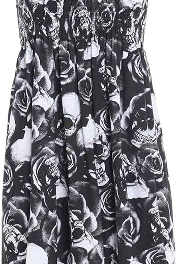 Printed Bandeau Boobtube Sheering Top Top WearAll
