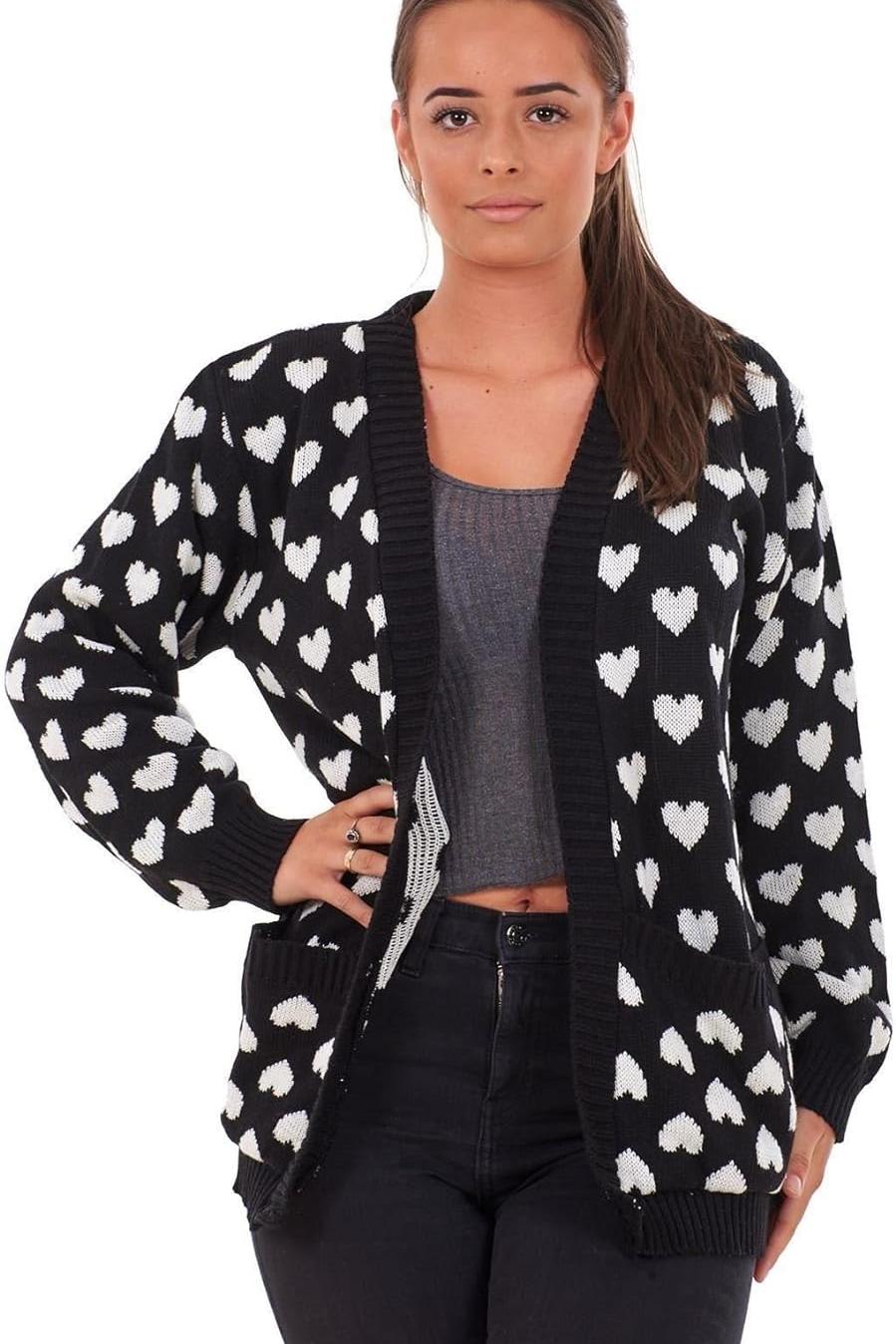 Knitted Cardigan Long Sleeve Open Pocket Knitted Cardigan WearAll