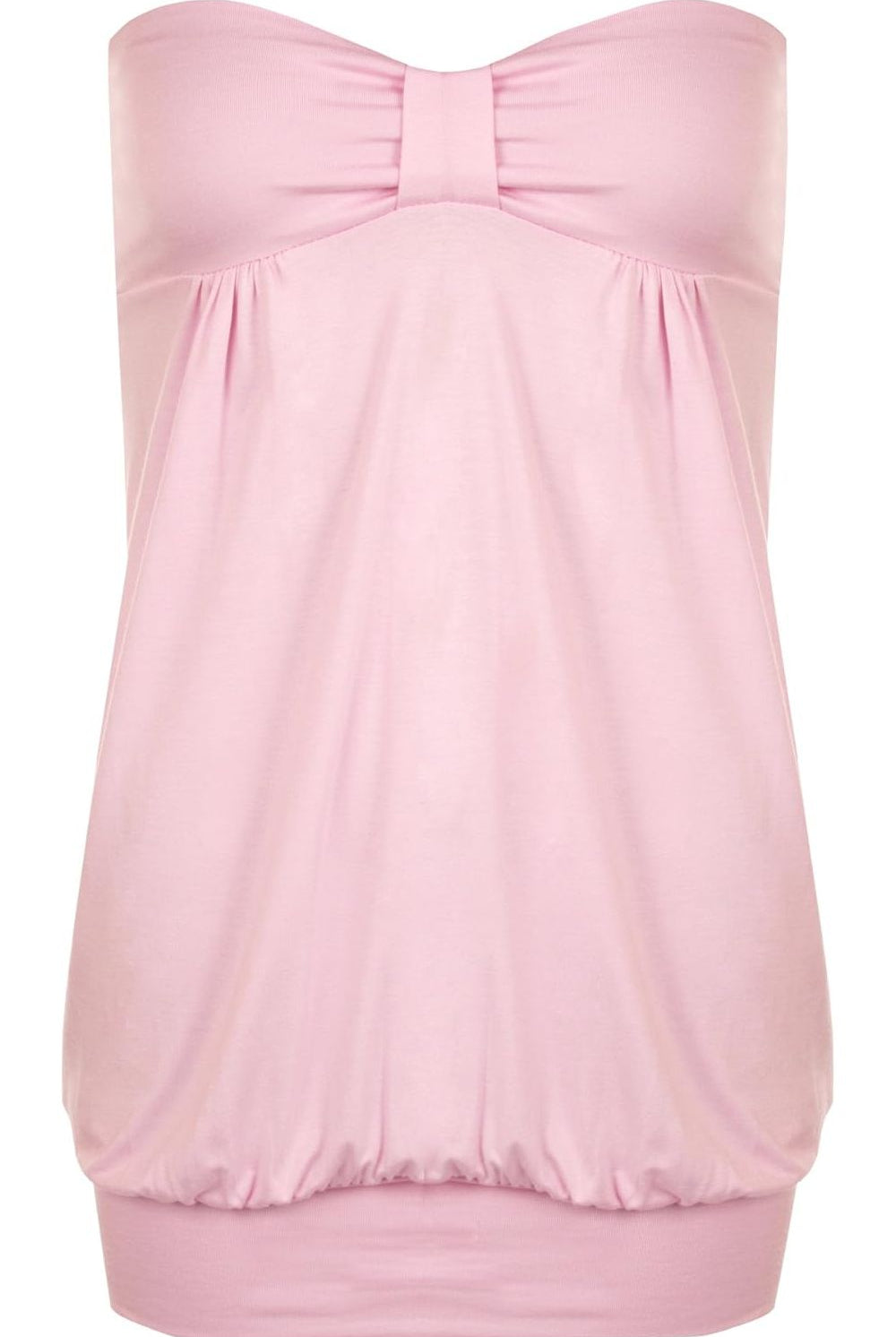 Long Boob Tube Strapless Top Tops WearAll Pink 8-10