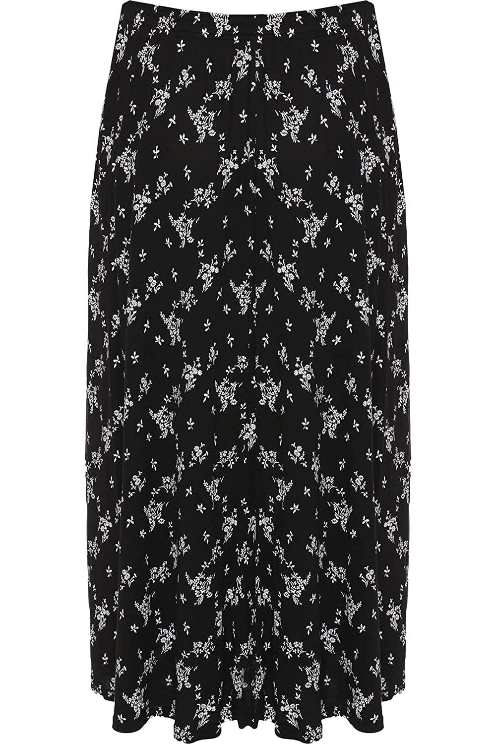 Plus Size Floral Print Midi Skirt Skirt WearAll