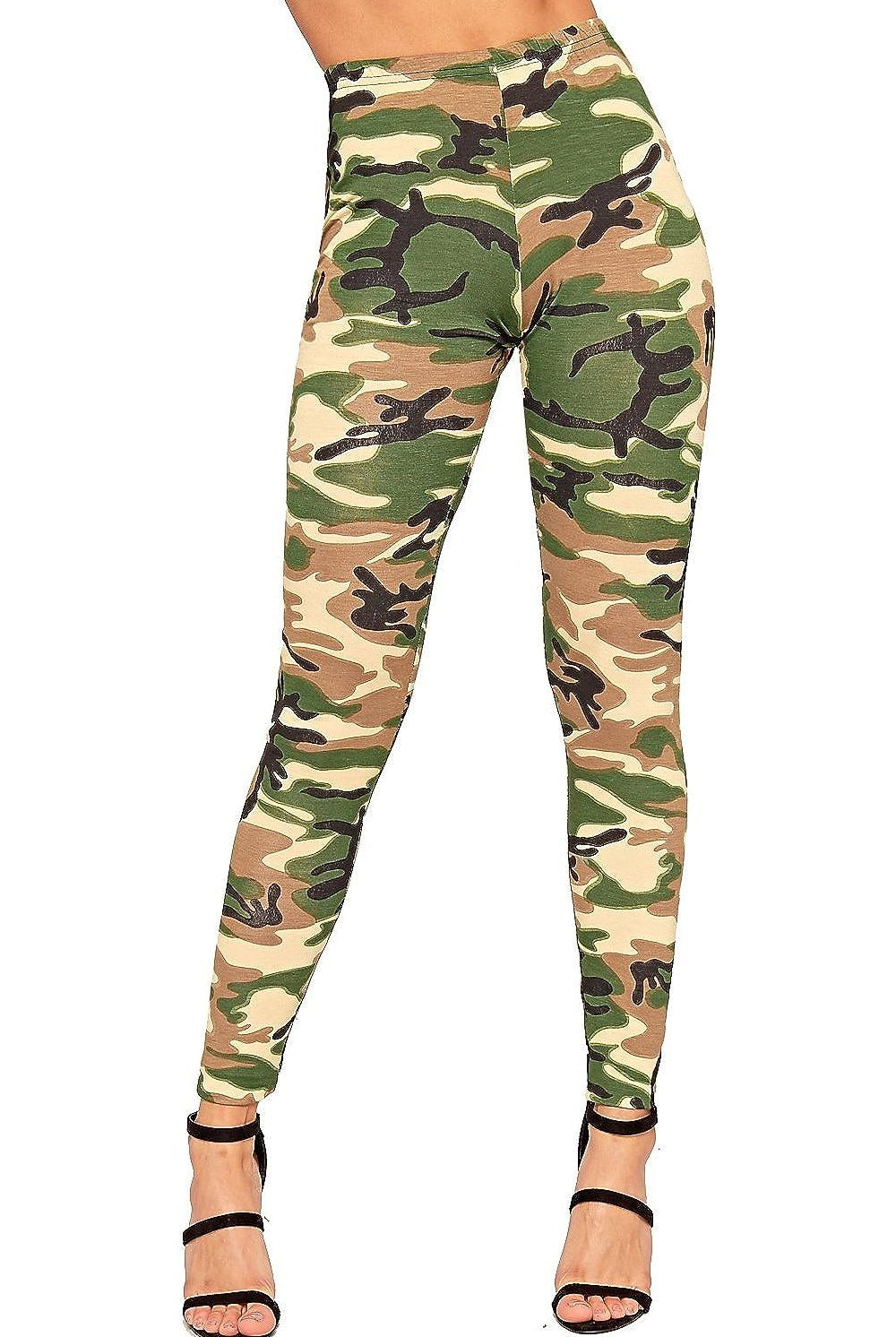 Camouflage Full Length Long Army Leggings Leggings WearAll