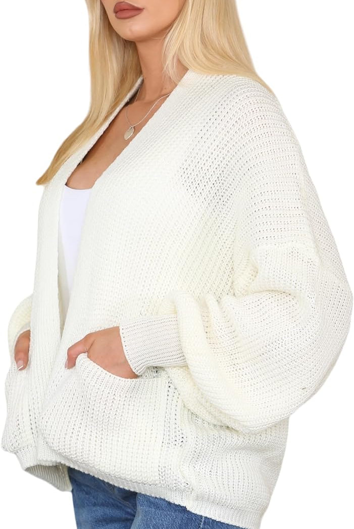 Short Balloon Sleeve Cardigan One Size (10-18) Apparel & Accessories WearAll