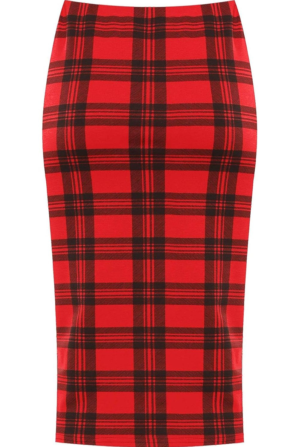 Tartan Check Print Midi Skirt Skirt WearAll
