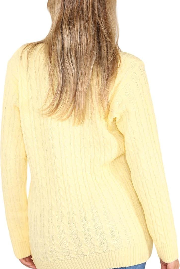 Plus Size Cable Knitted Sweater Top Tops WearAll