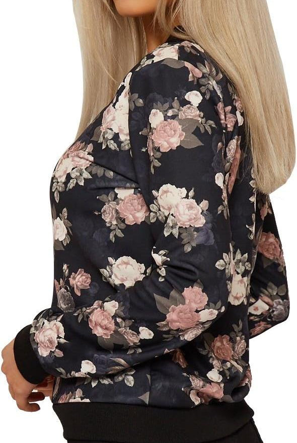 Floral Bomber Jacket Rose Print Jacket WearAll