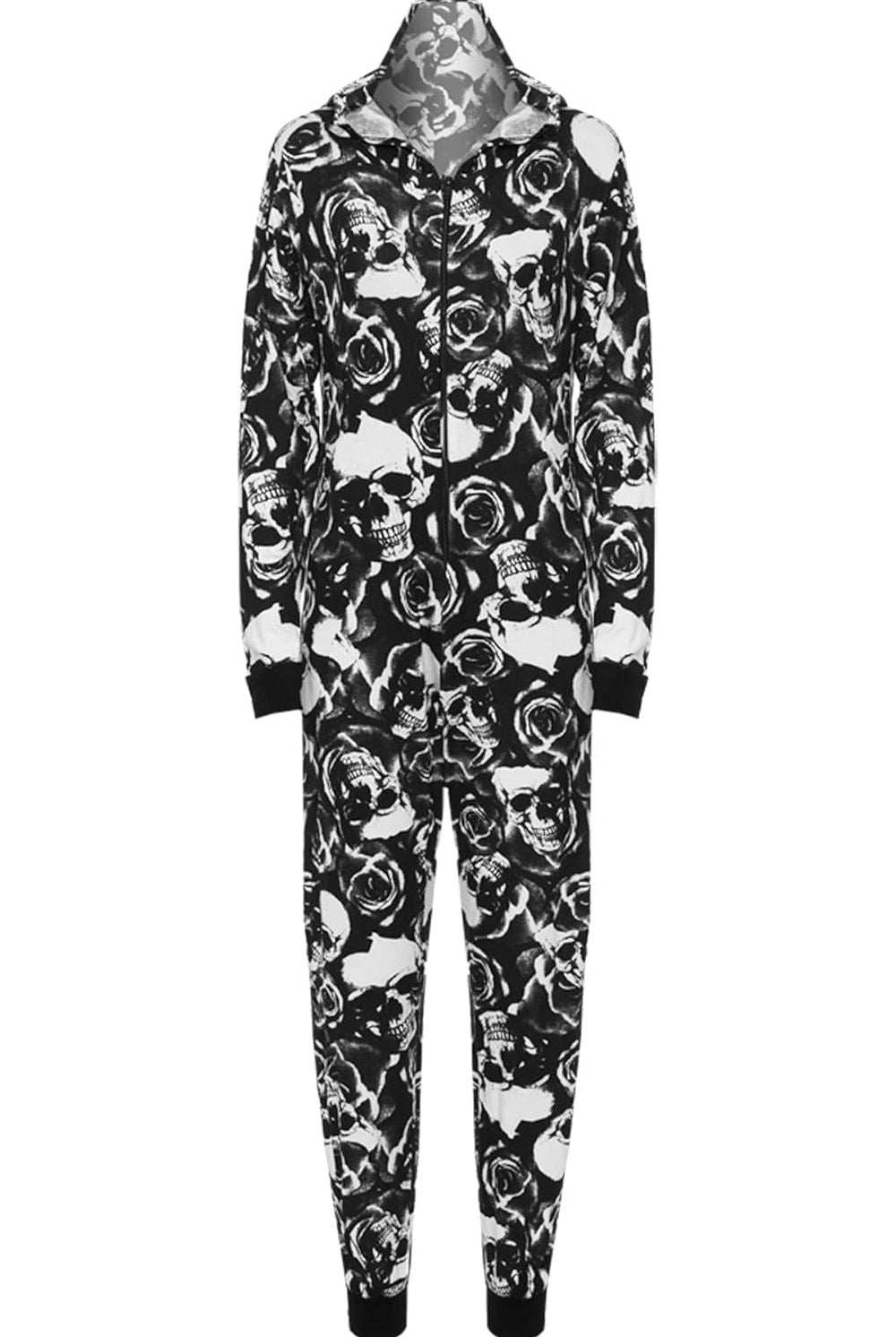 Aztec Print Onesie Playsuit Jumpsuit Jumpsuit WearAll Skull Roses 8-10