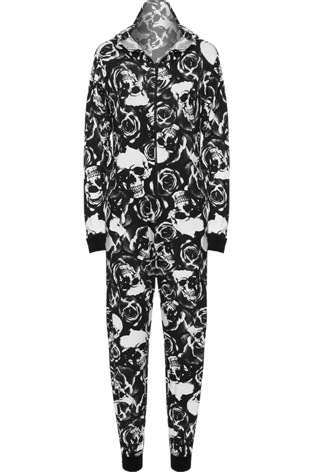 Aztec Print Onesie Playsuit Jumpsuit Jumpsuit WearAll Skull Roses 8-10