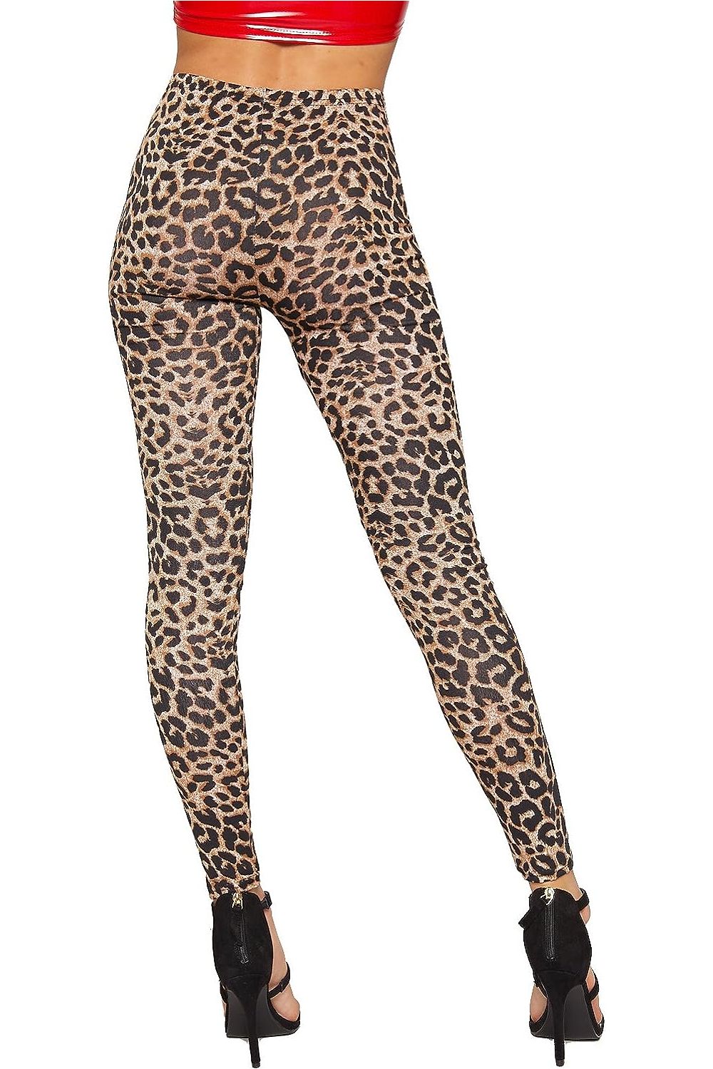 Plus Size Animal Leopard Print Leggings Leggings WearAll