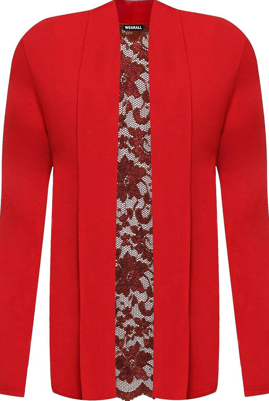 Floral Lace Back Cardigan Open Top cardigan WearAll