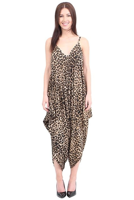 Plus Size Lagenlook Strappy Baggy Harem Jumpsuit 16-22 Jumpsuit WearAll