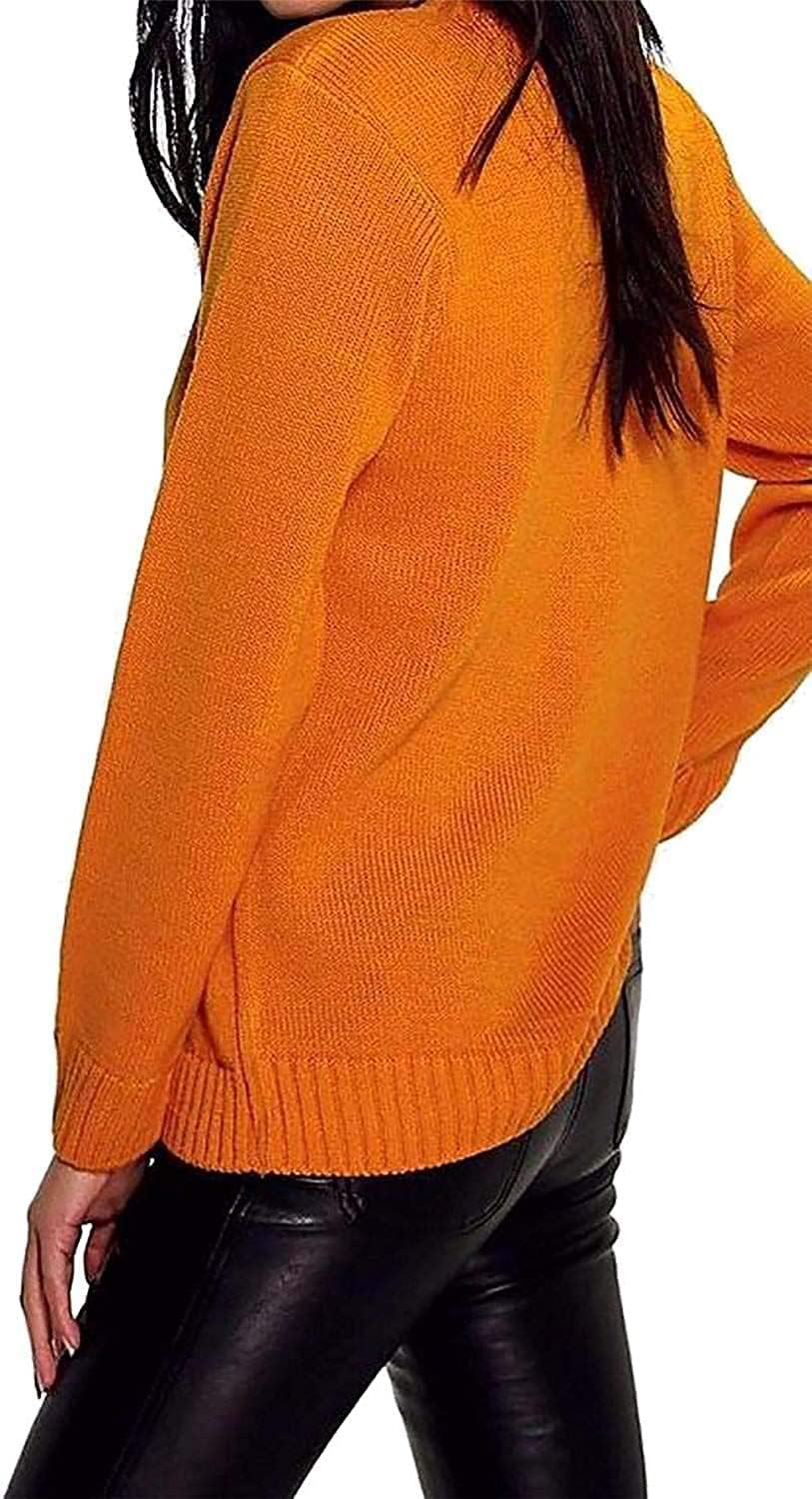 Knitted Halloween Winking Pumpkin Print Jumper Jumper WearAll