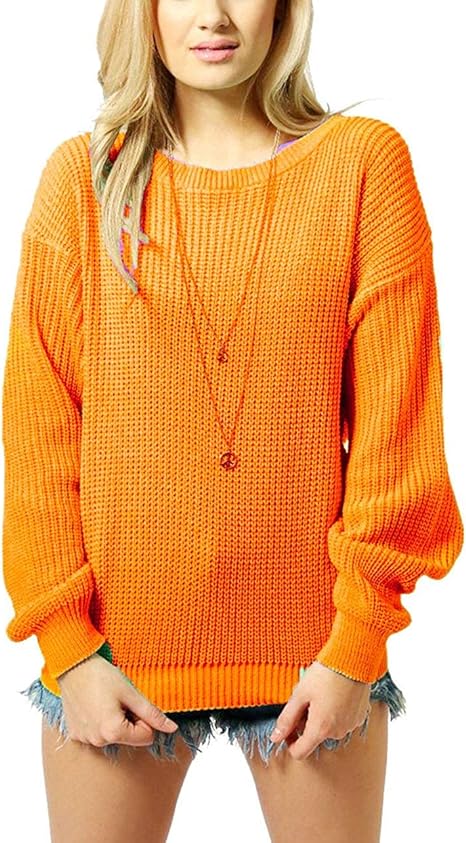 Knitted Chunky Baggy Jumper Knitted Jumper WearAll
